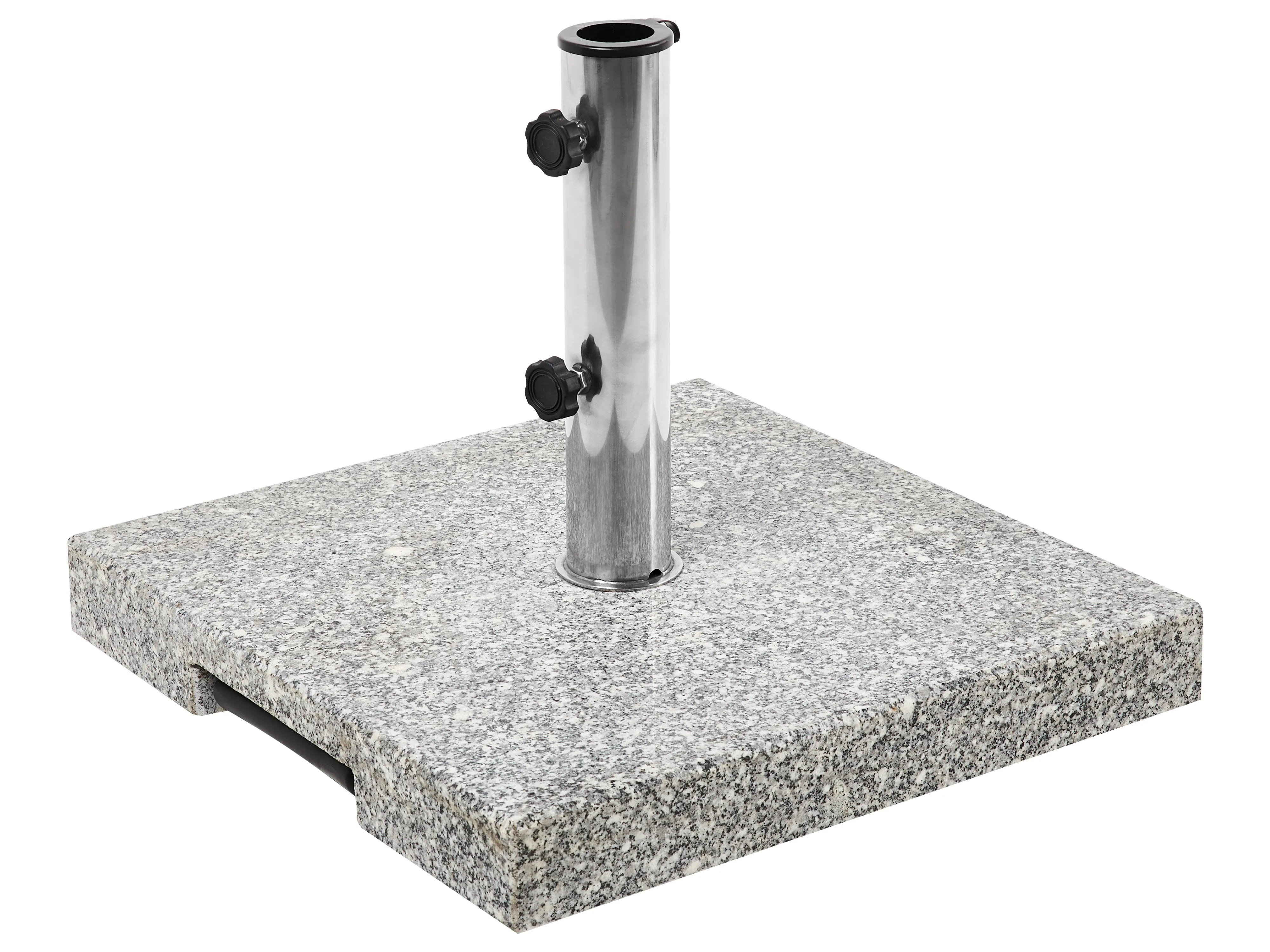 Parasolvoet CERZETO Grijs Vierkant 30 kg