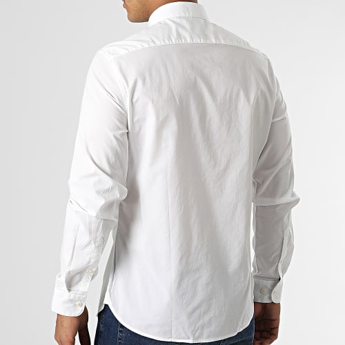 Chemise Manches Longues E-R Pop Solid A2BQE Blanc
