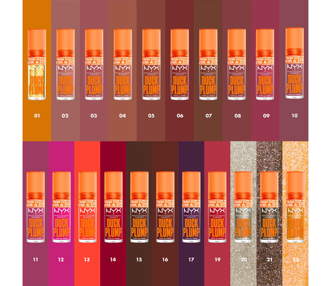 NYX Professional Makeup Duck Plump Lipgloss20 QUAZY SILVER