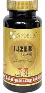 Artelle IJzer 14MG Tabletten 75TB