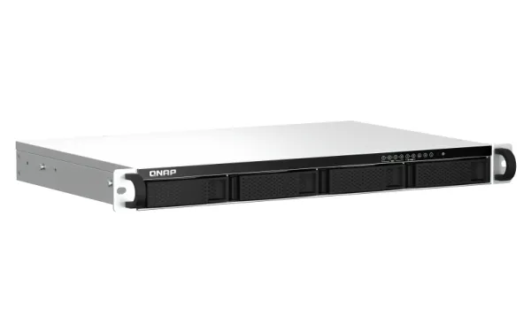 QNAP TS-464eU - NAS-server - 4 bays - rackversion - SATA 6Gb/s - RAID 0, 1, 5, 6, 10, JBOD - RAM 8 GB - 2.5 Gigabit Ethernet - iSCSI support - 1U