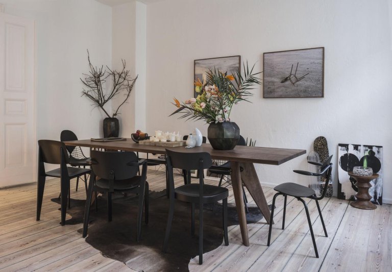 Vitra Stools bijzettafel Model C Chestnut
