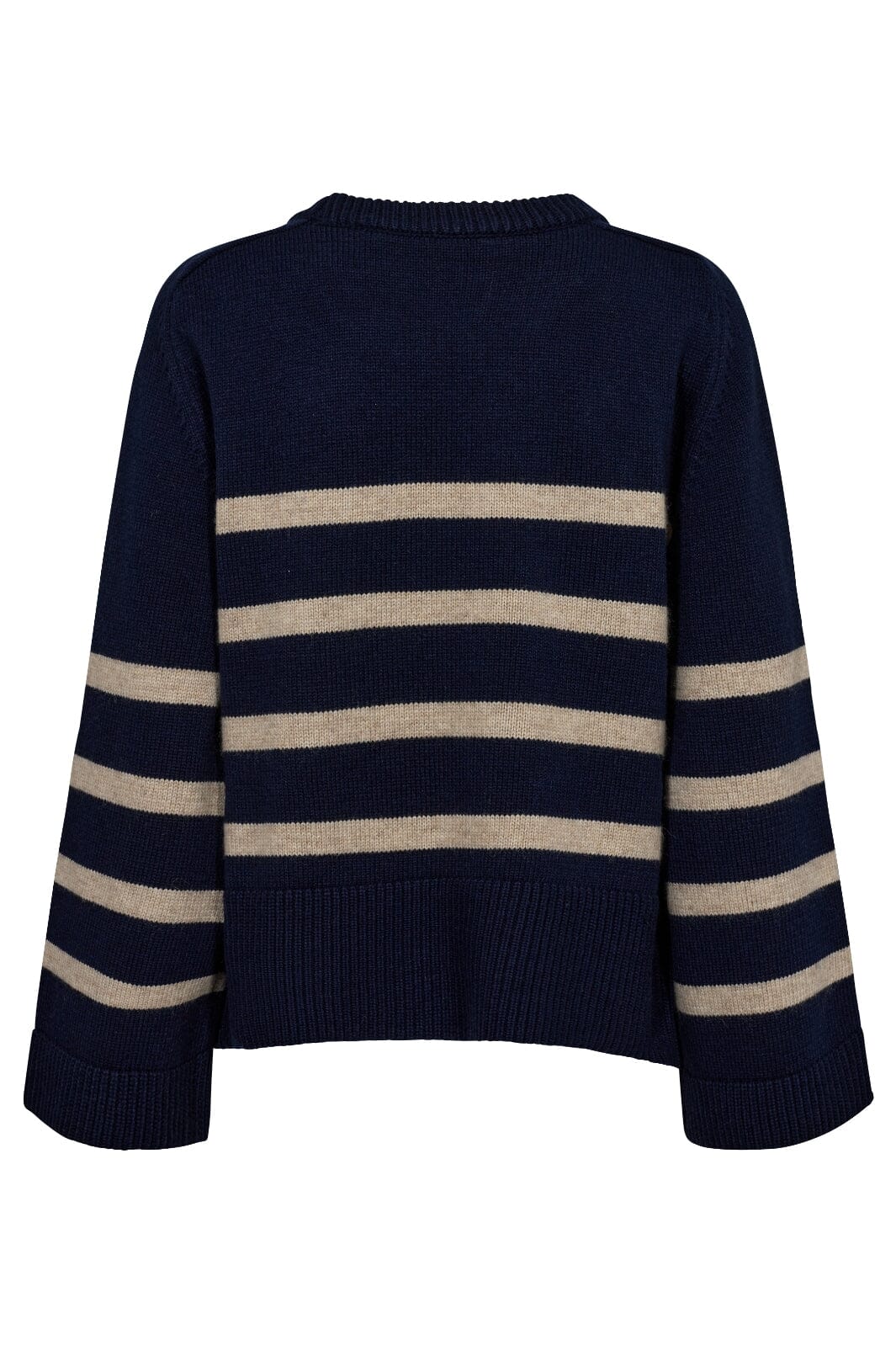 Co´Couture Majacc O-Button Stripe Knit 32148 120 navy