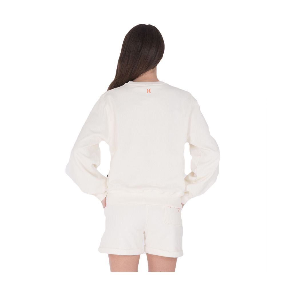 Hurley OCEANCARE O&O - Sweat Femme marshmallow