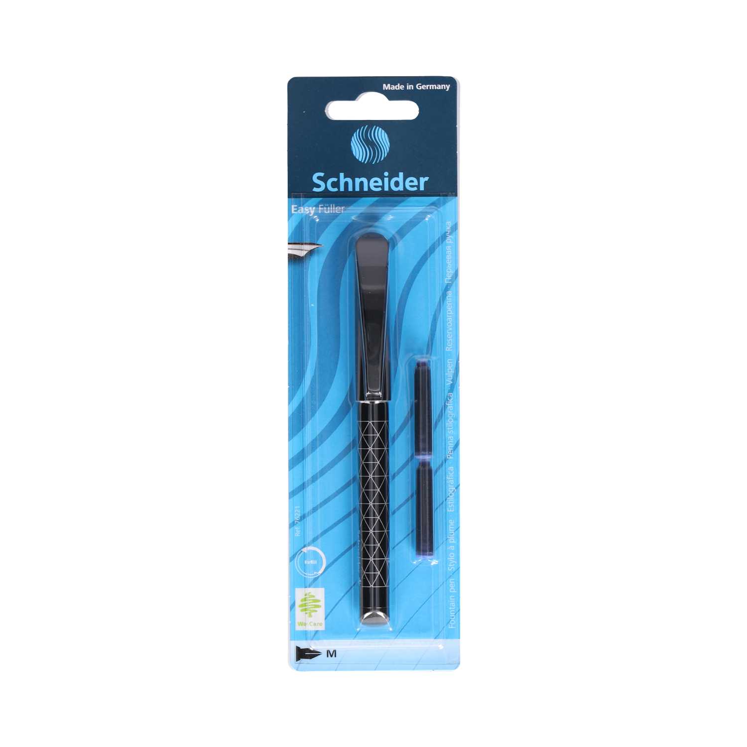 Schneider Füllhalter easy.pen inkl. 2 Patronen Edelstahlfeder M 3fach