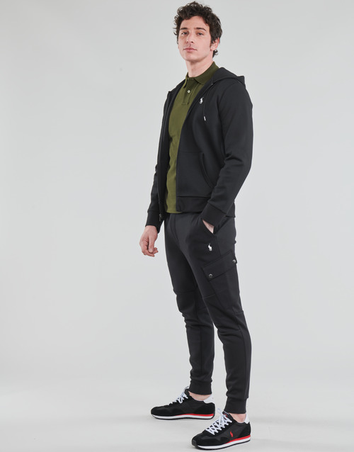 Polo Ralph Lauren - SWEATSHIRT A CAPUCHE ZIPPE EN JOGGING DOUBLE KNIT TECH LOGO PONY Negro