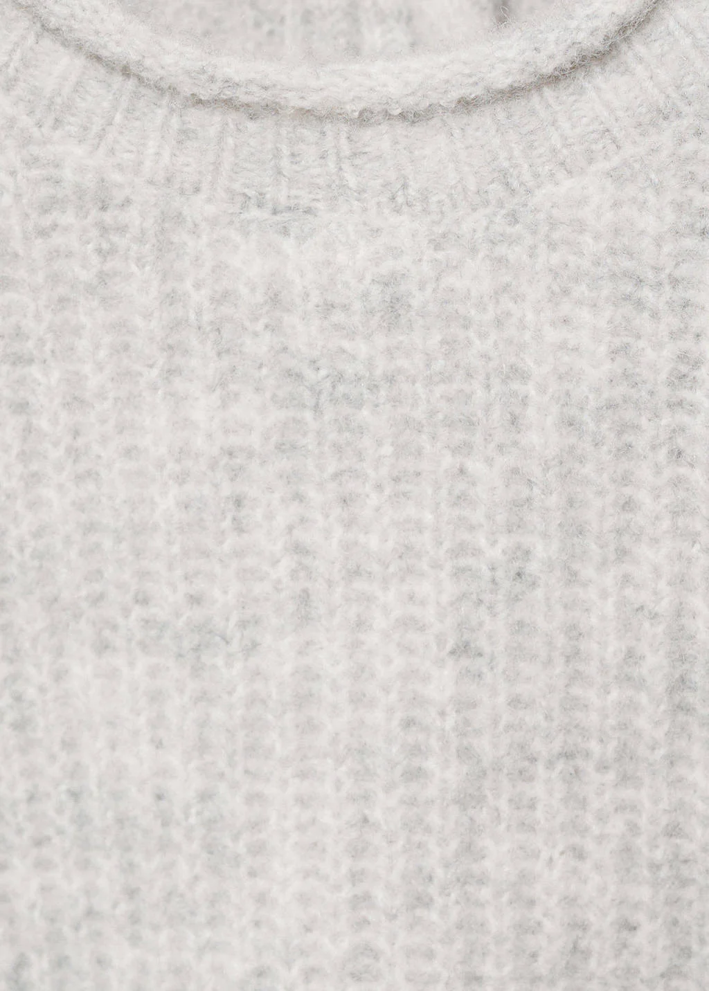 Mango Kids trui lichtgrijs gebreid