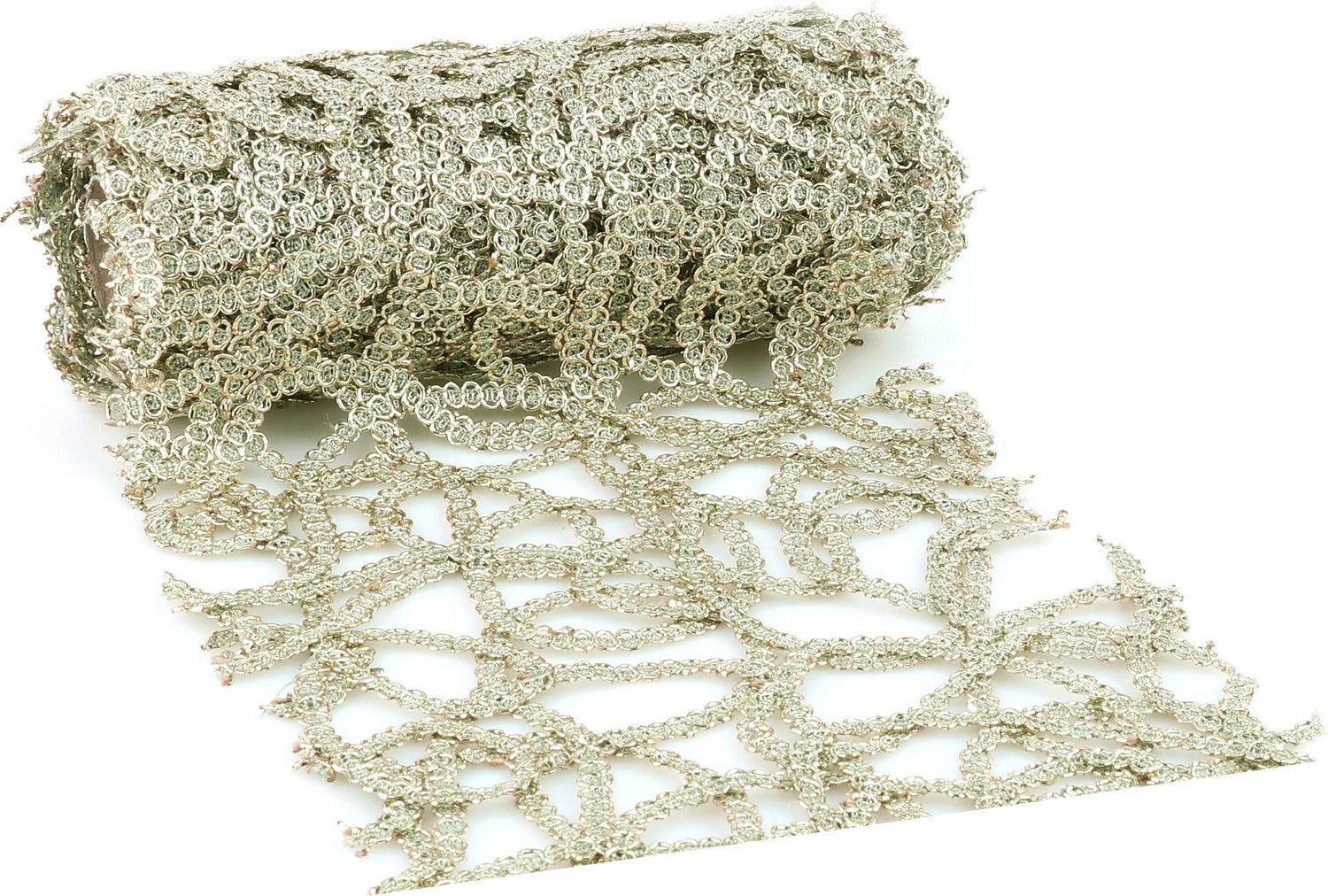 Vivant tafelloper Luxe grandi groen 250 x 15 cm