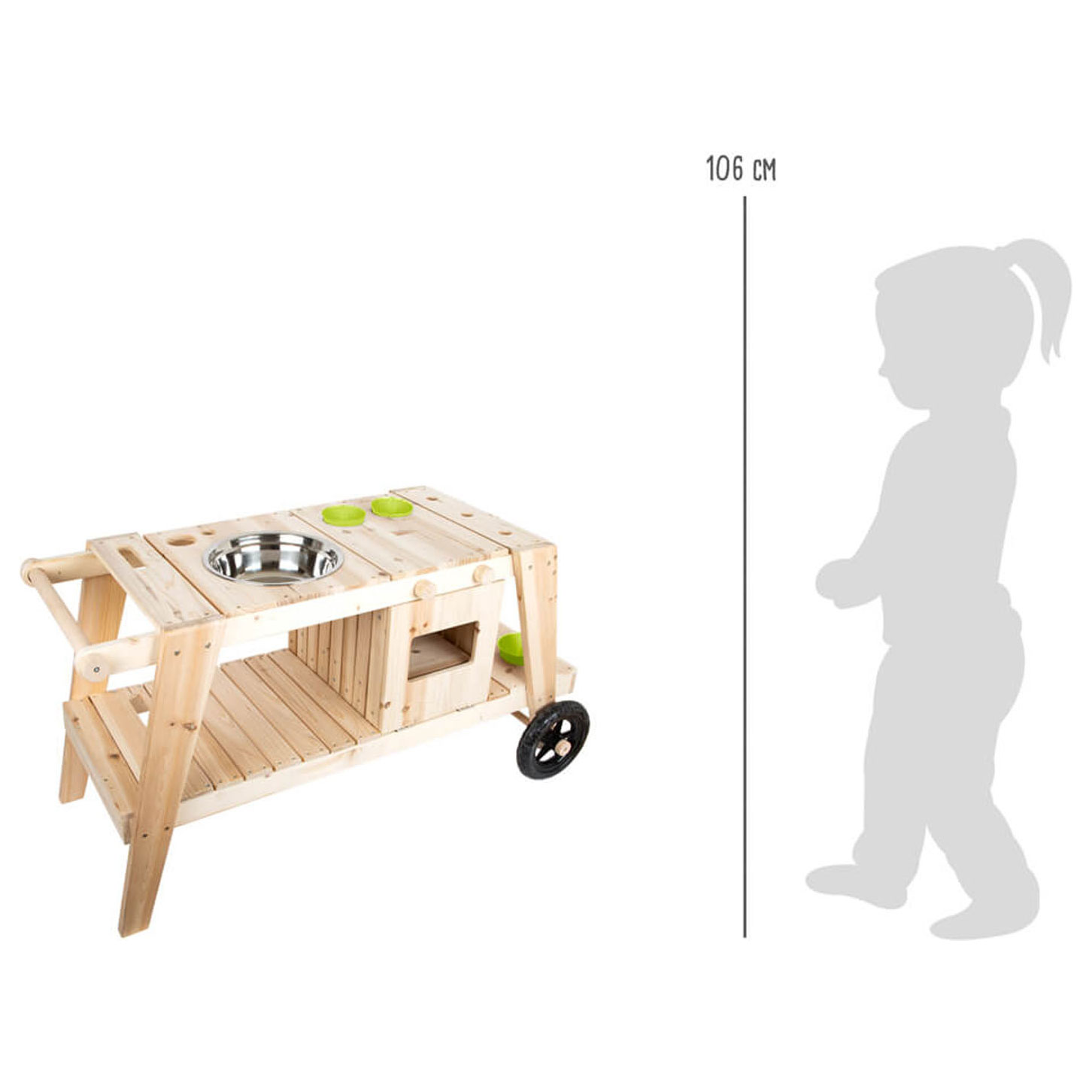 Small Foot-Modder Buitenspeelkeuken