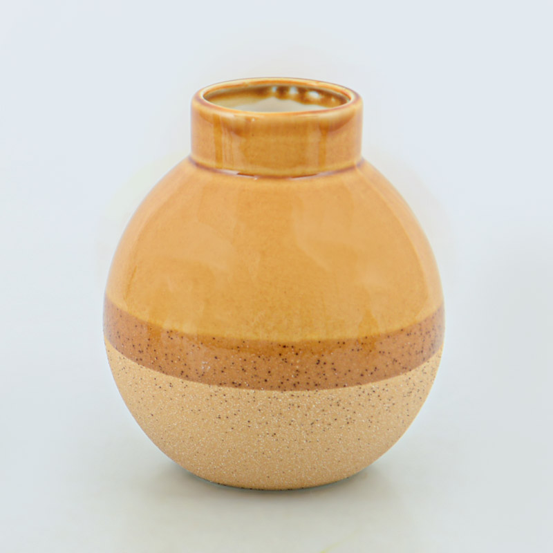 Vase évasé terracotta