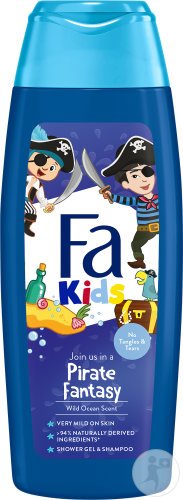 Fa Kids Gel Douche Et Shampoing Pirate Flacon 250ml