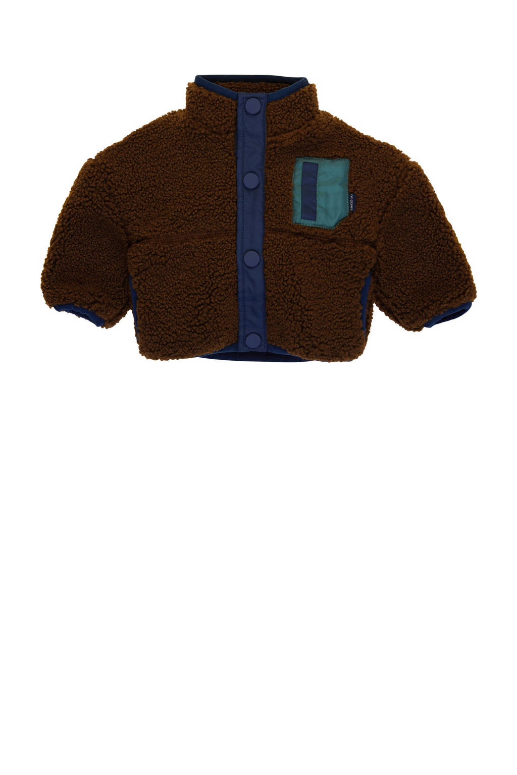 Noppies teddy jas bruin