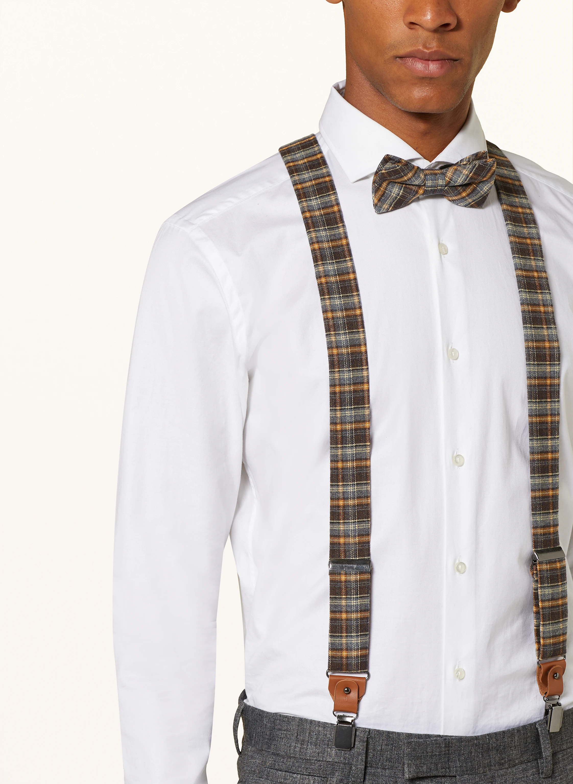 Prince BOWTIE Set: Hosenträger, Fliege und Einstecktuch