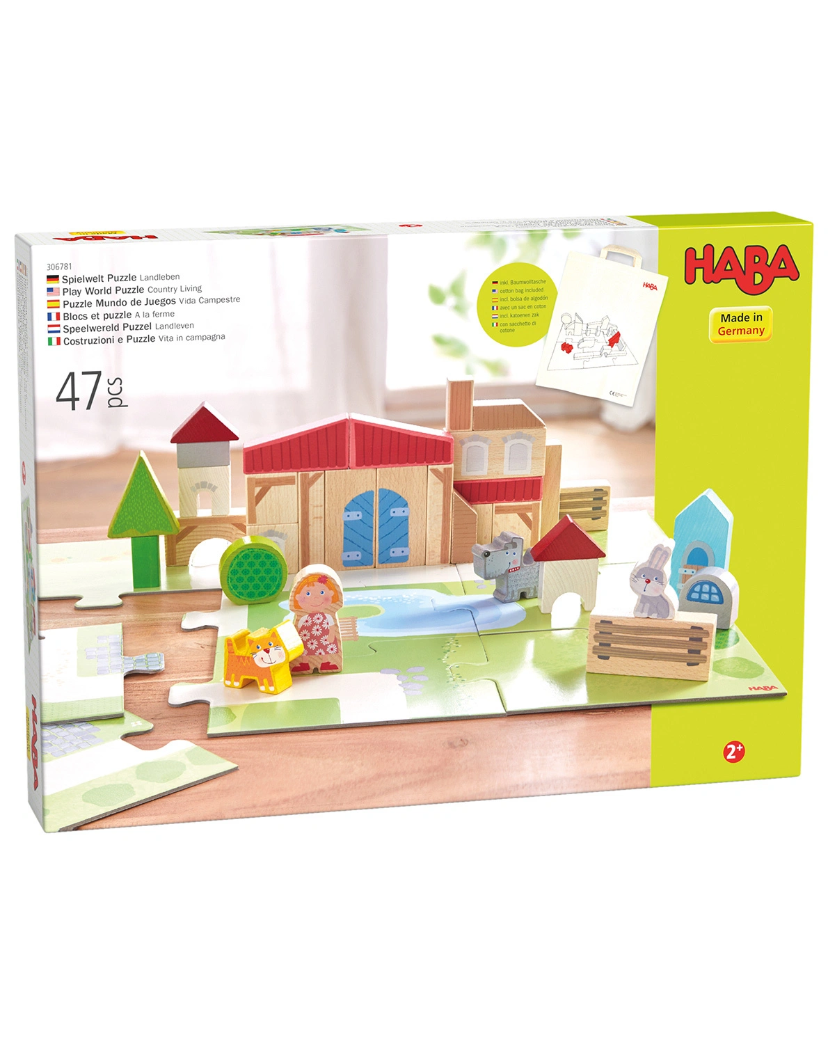 Spielwelt-Puzzle LANDLEBEN 47-teilig