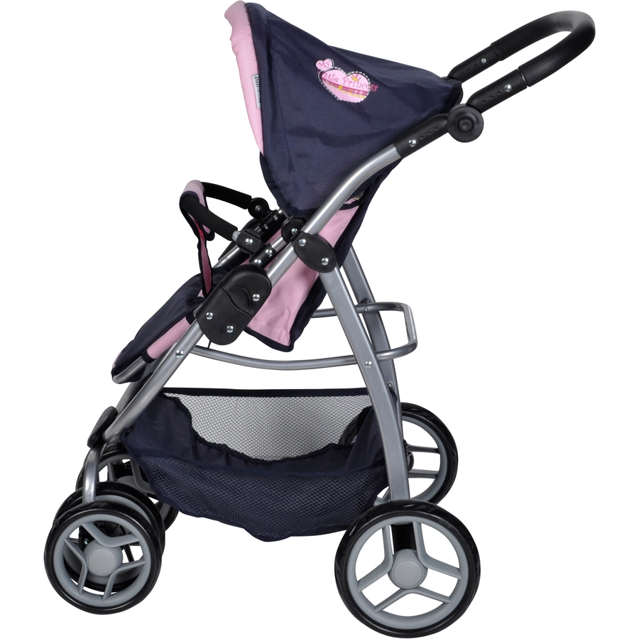 knorr toys® Puppenwagen Coco - My Little Princess blau