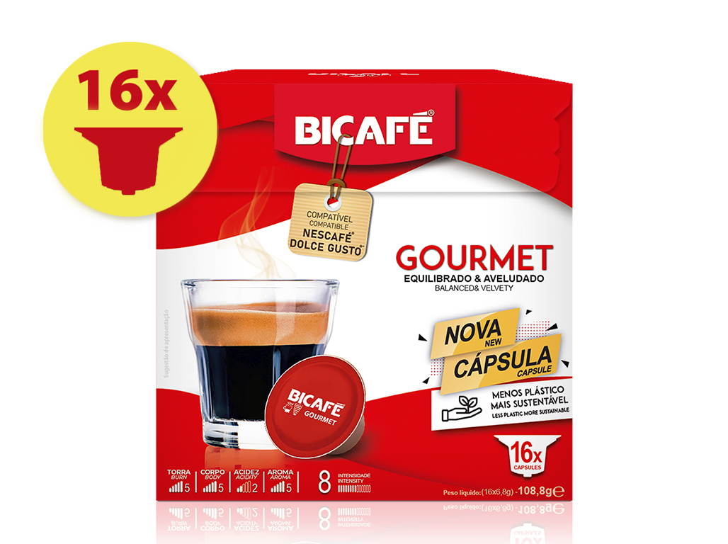 CÁPSULAS CAFÉ BICAFÉ GOURMET DG 16 UN