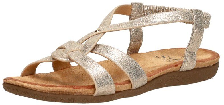 Sub55 Sandalen Plat goudkleur