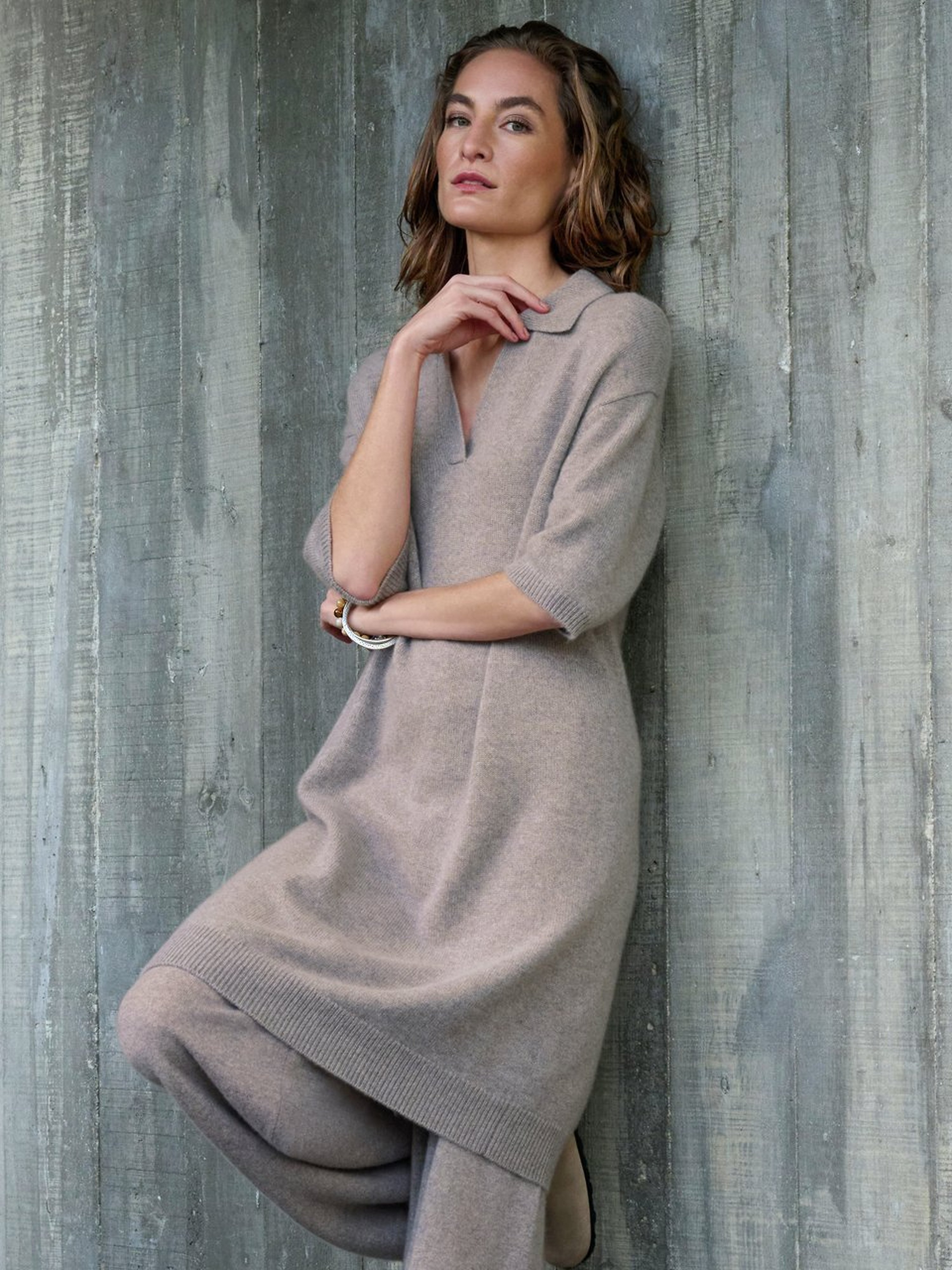 Polo-Long-Pullover