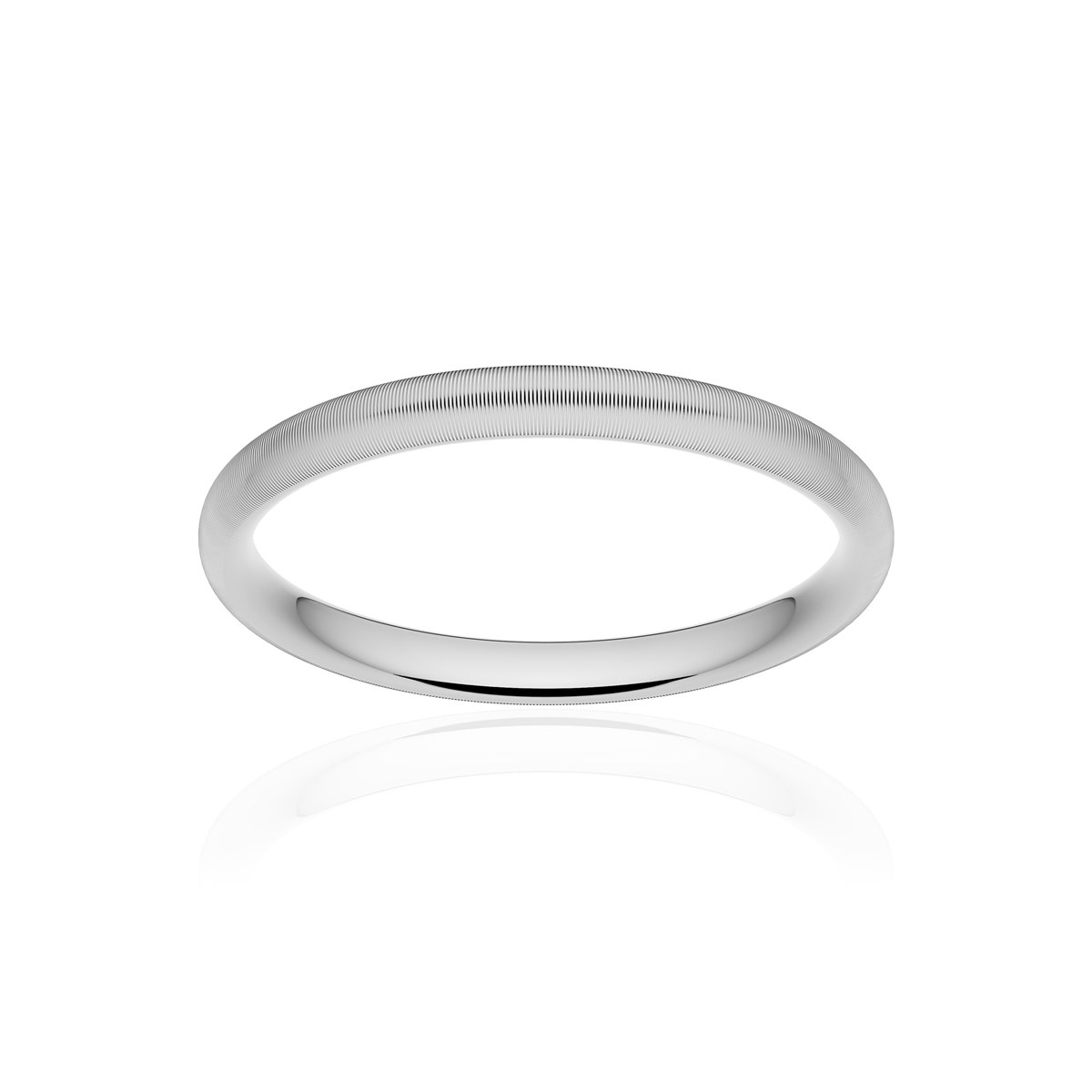 Alliance or 375 blanc mat ruban confort 2,5mm
