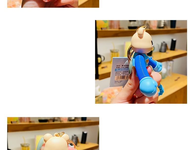 het gebeurt - Dierenboxer tashanger sleutelhanger (verschillende ontwerpen)