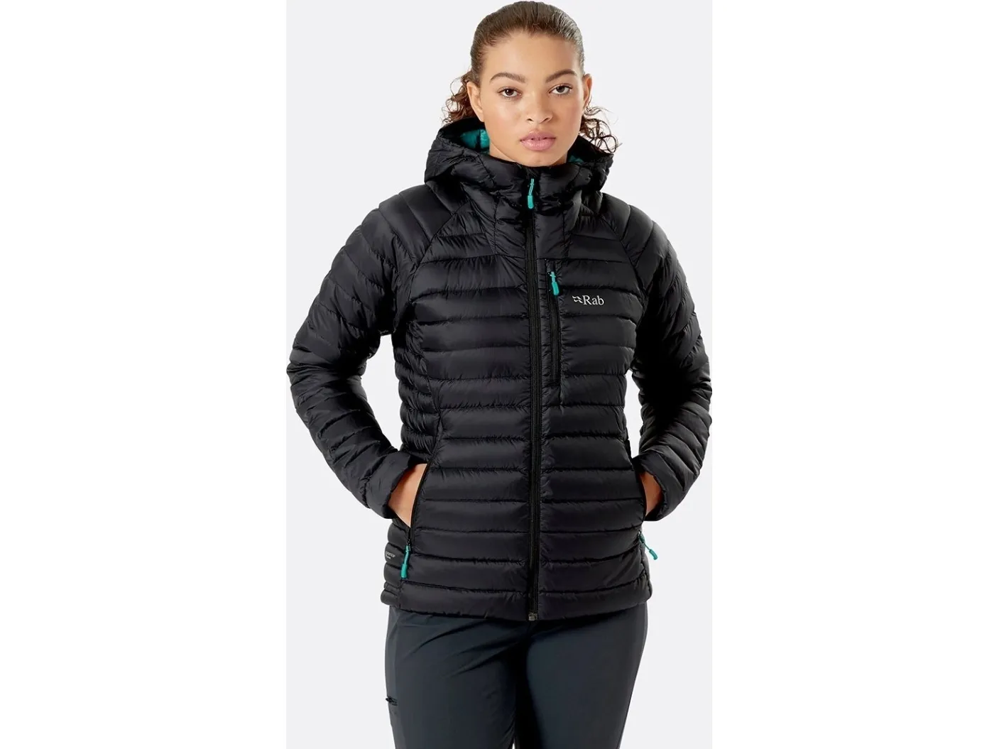 Rab Women's Microlight Alpine Jacket Wmns Black r. XS (QDB-13)
