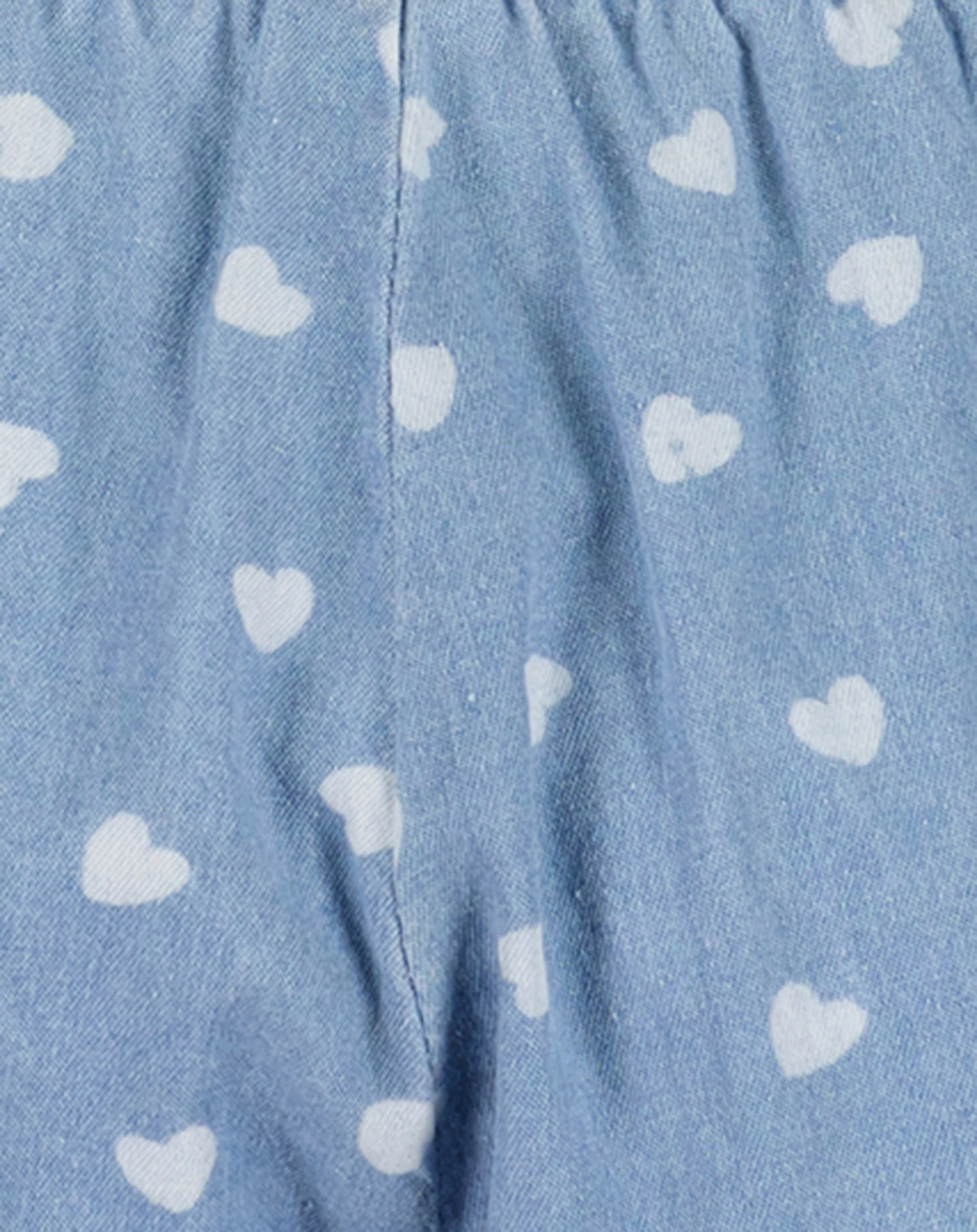Jeans-Schlupf-Shorts HEARTS in blau