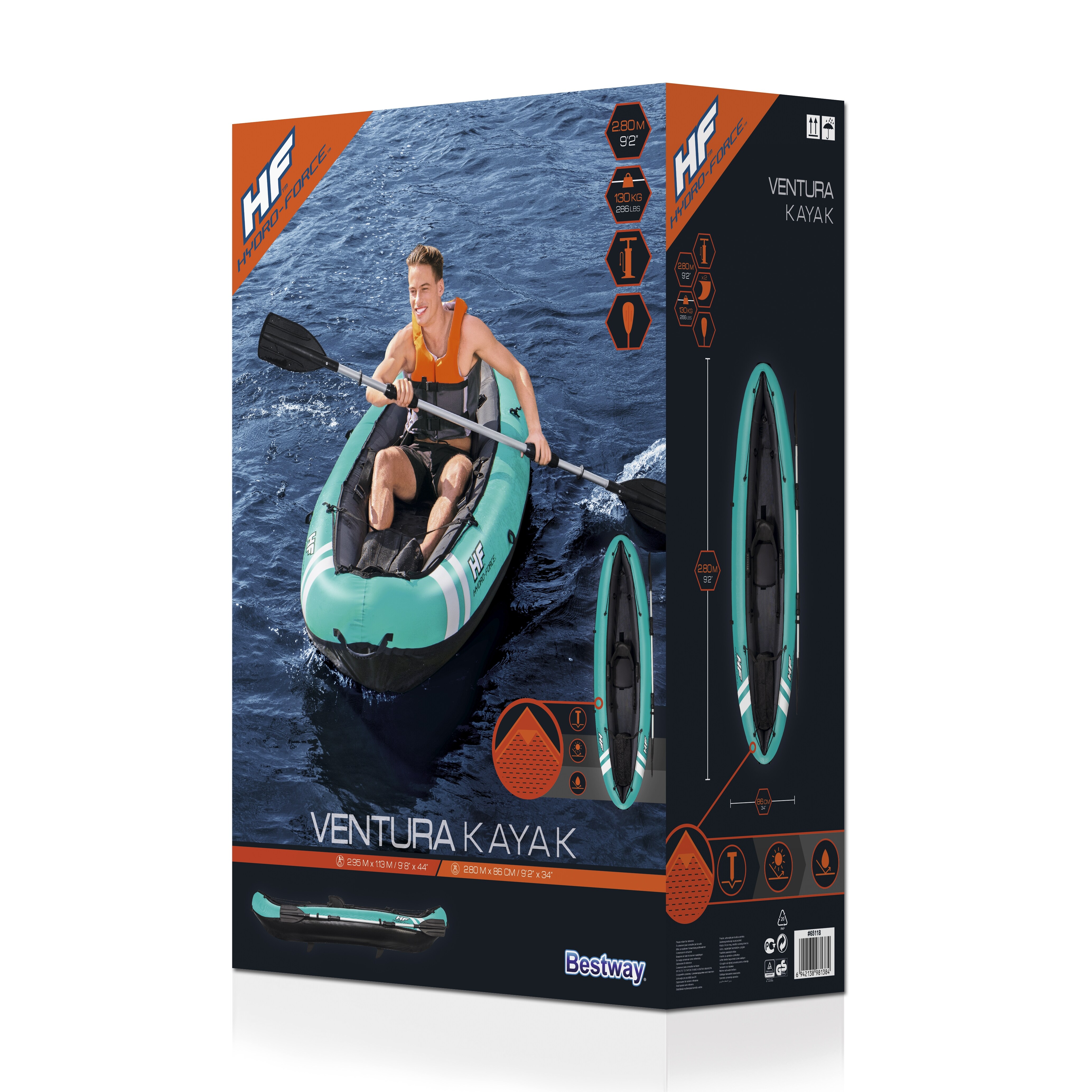 Bestway® Hydro-Force™ Kajak-Set Ventura Elite™ X1 280 x 86 x 40 cm