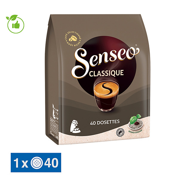 Café SENSEO® Classique, paquet de 40 dosettes