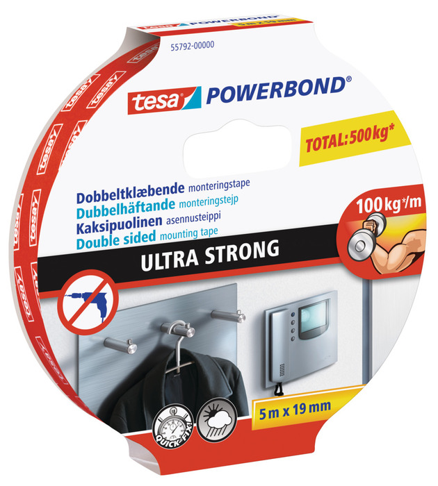 tesa® Powerbond Ultra Strong tape 19 mm x 5 meter