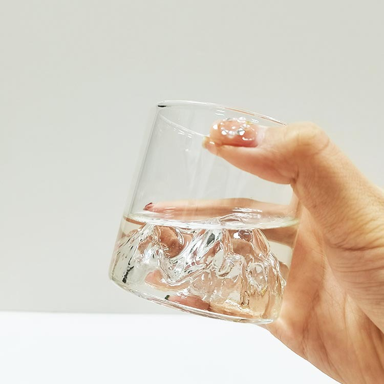 (300ml) Getränke Glas im Berg Design Whisky Glas Cocktail Cup - Transparent