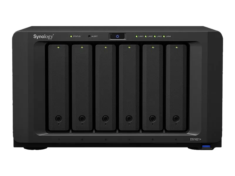 Synology DiskStation DS1621  - NAS-server - 6 bays - RAID 0, 1, JBOD - RAM 4 GB - Gigabit Ethernet - iSCSI support