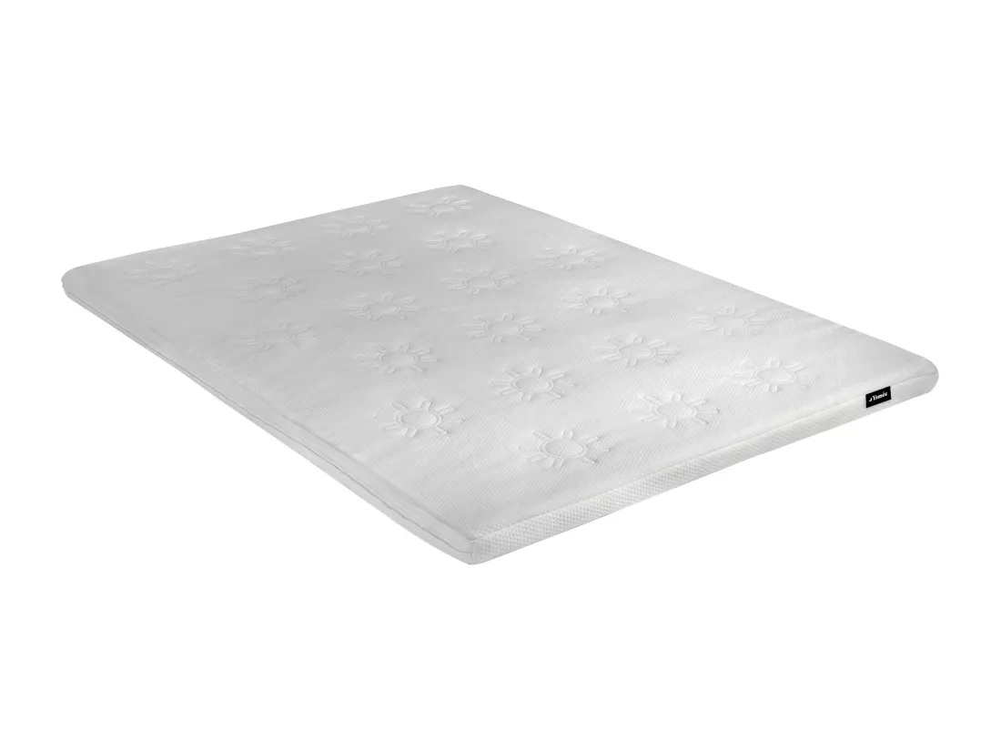 Surmatelas 140 x 190 cm gel et mousse mémoire de forme ép.6cm - BI FEELING de YSMÉE