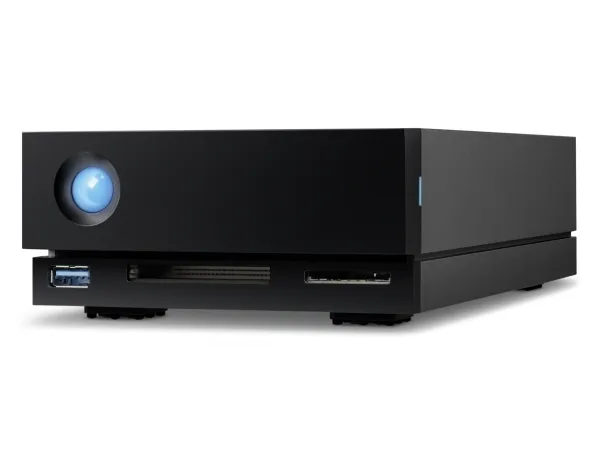 LaCie 1big Dock STHS4000800 - Harddisk-array - 4 TB - 1 bays (SATA-600) - HDD 4 TB x 1 - Thunderbolt 3, USB 3.1 (ekstern) - med 5 års Rescue Data Recovery Service Plan