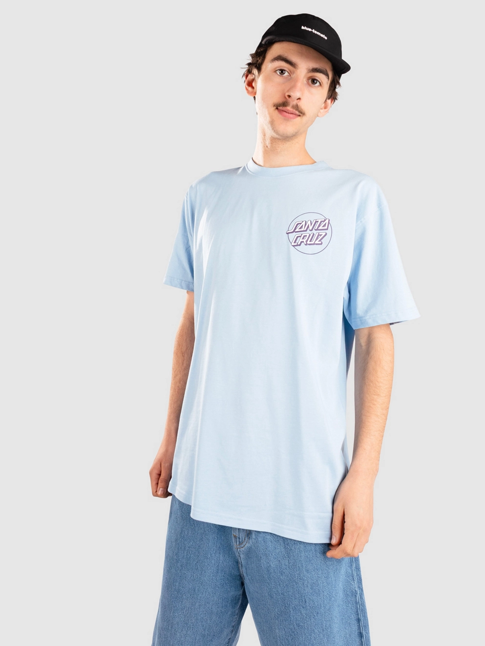 Santa Cruz Wave Breaker Dot T-Shirt fresh blue