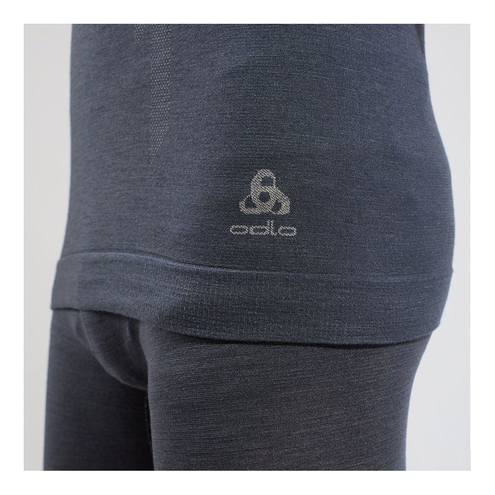 Odlo KINSHIP PERFORMANCE WOOL WARM 200 - Sous-couche Homme india ink melange