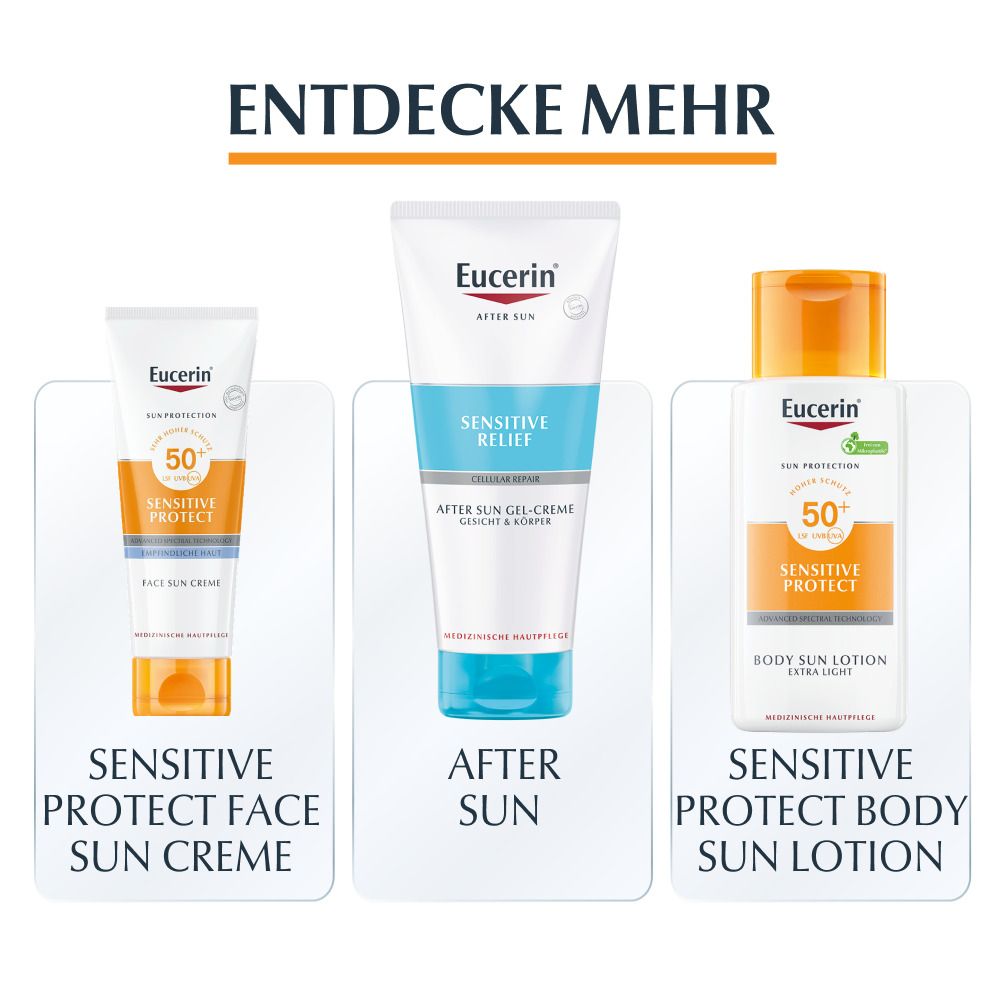Eucerin® Sensitive Protect Sun Lotion Extra Light LSF 30 – hoher Sonnenschutz pflegt empfindliche Haut