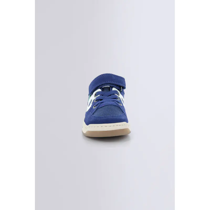 KIKOUAK MARINE BLANC BASKETS BASSES Cuir Garçon