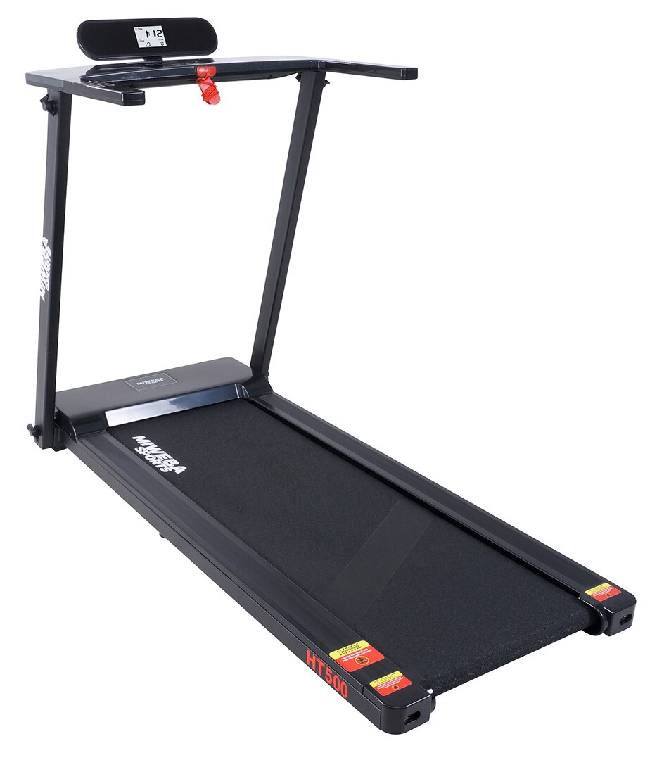 Miweba Sports Laufband Home Track HT500, klappbar, 1-14 km/h, Handy/-Tablethalter, 12 Programme (Schwarz)