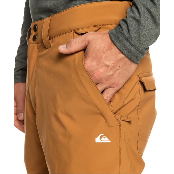 Pantalon de ski QUIKSILVER ESTATE PT BONE BROWN