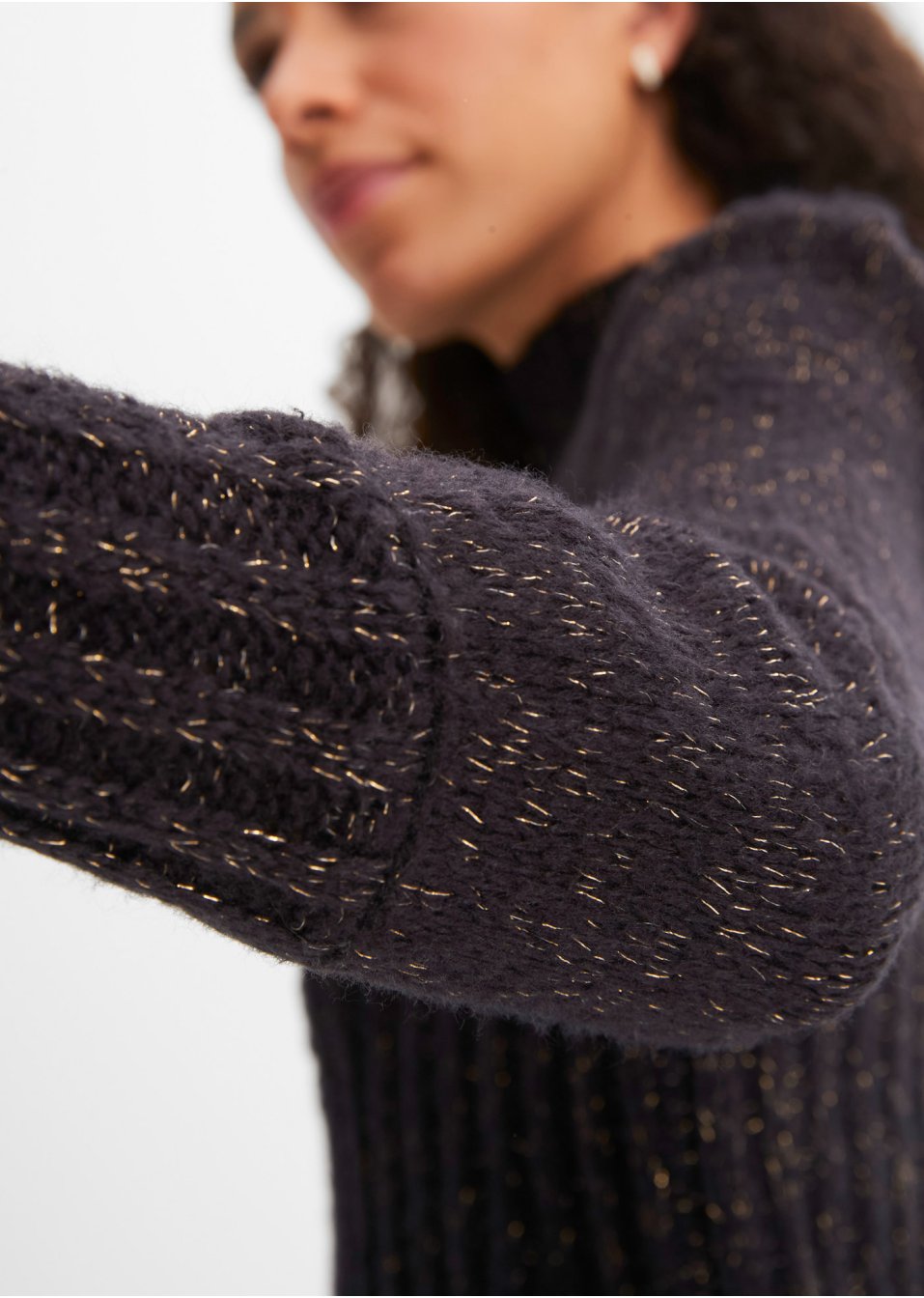 Pull avec effet brillant
