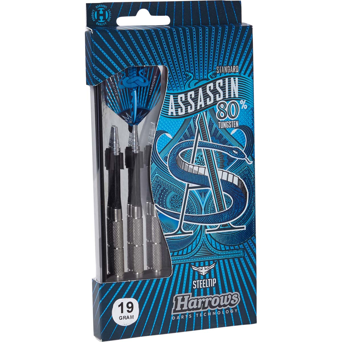 Harrows Assassin 80% Tungsten Steeltip Dartpile