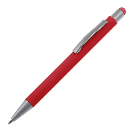 Easy Gifts Touchpen Kugelschreiber aus Metall, rot, 10 Stück