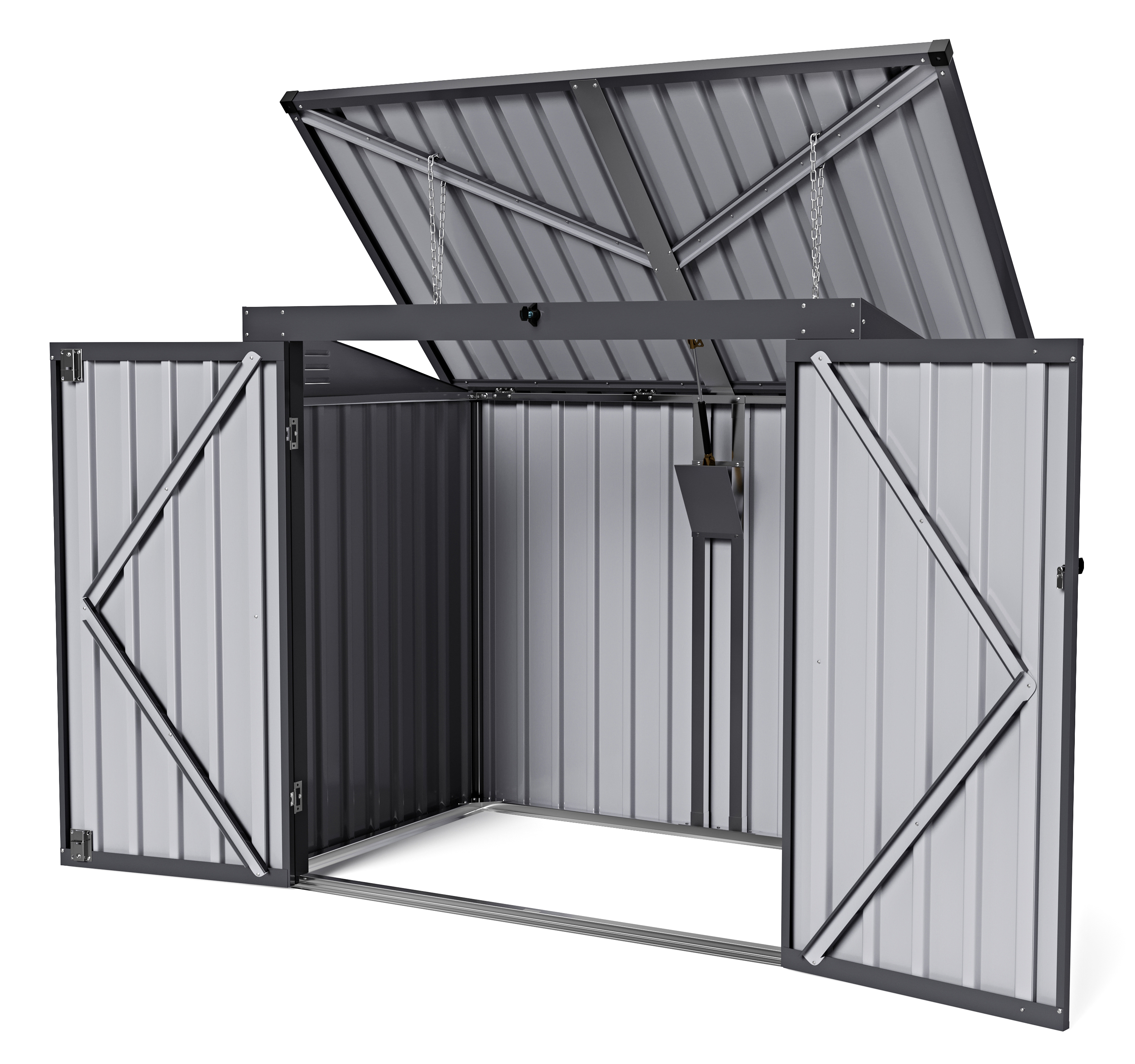 Mülltonnenbox Gerätehaus 480L anthrazit
