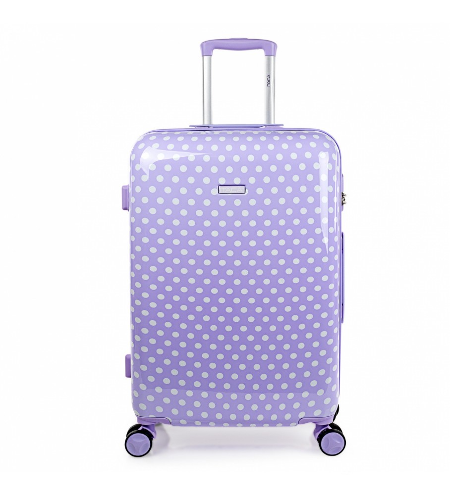 Mala de viagem rígida ITACA 702460 Lilás - 67x45x24cm -