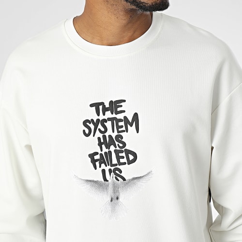 Sweat Crewneck Beige Clair