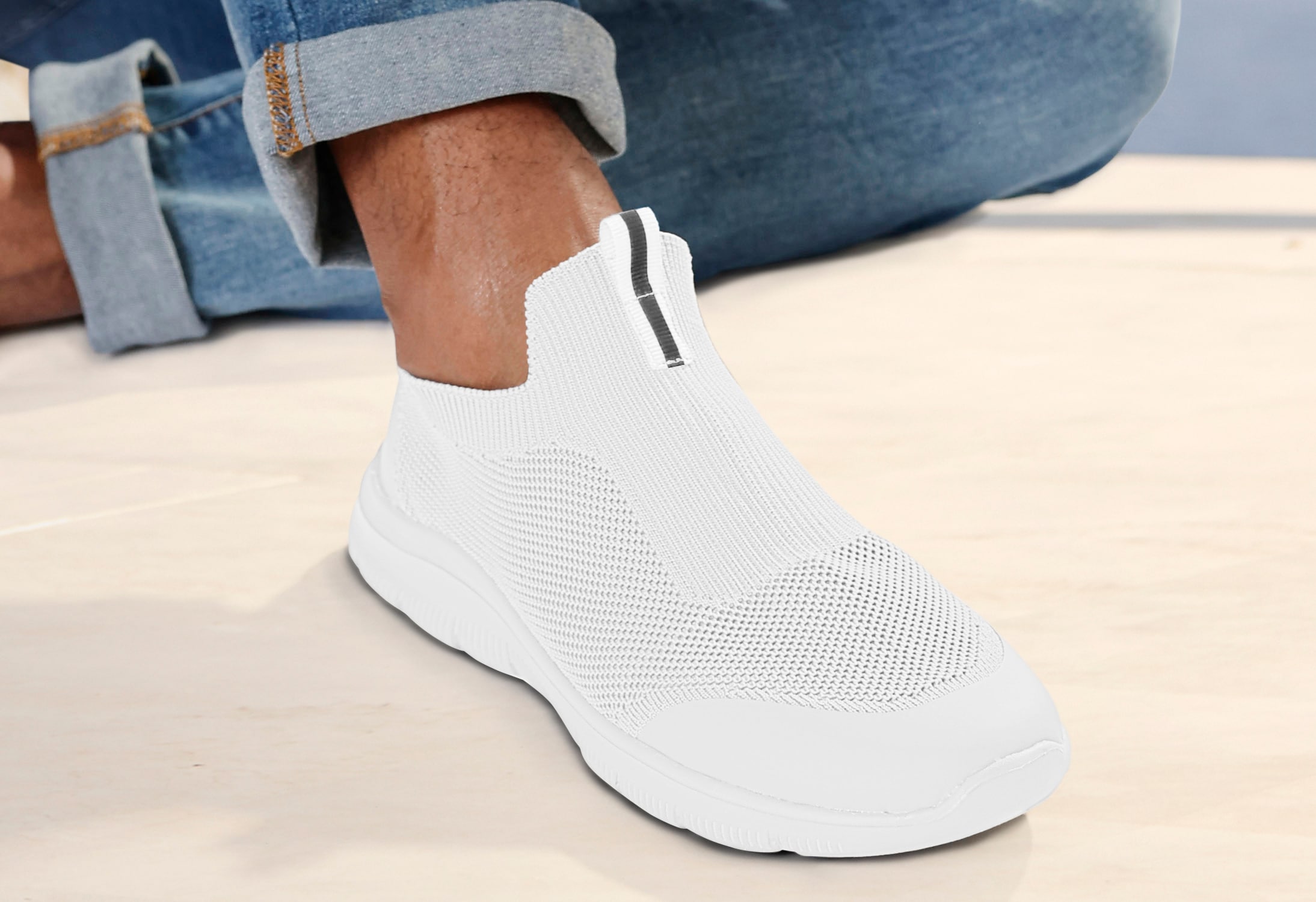 John Devin Sneaker  Slipper, Freizeitschuh, Sneaker mit ultraleichter Sohle Unisex VEGAN