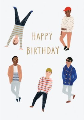 Happy Birthday Guys Card