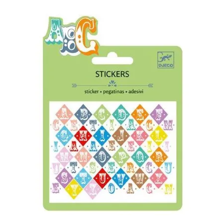 Djeco Sticker Wilder Westen Salon Buchstaben