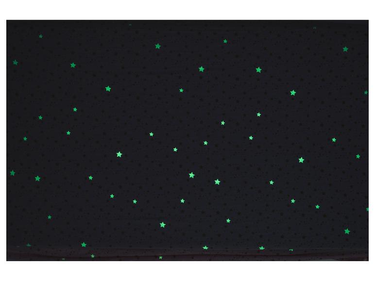 Kinder hoeslaken met glow-in-the-dark print 90-100 x 200 cm