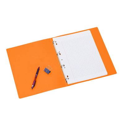 Viquel Happy Fluo - Classeur 4 anneaux - Dos 25 mm - A4 - disponible dans différentes couleurs